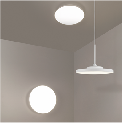 Luminaria Plafón Led exterior IBIZA 18 IP55 HOFFLIGHTS 1.2031.1118 Blanco