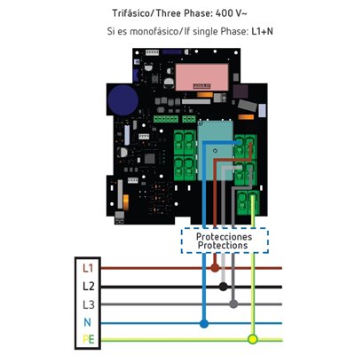 Cargador vehículo eléctrico trifásico CIRCUTOR eHome 5 V25560. negro