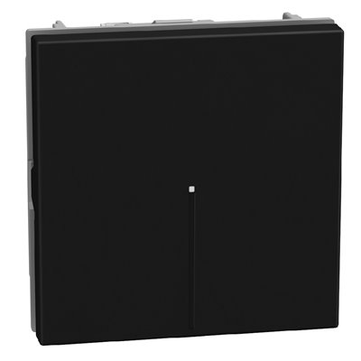 Pulsador 2 módulos BTICINO Light Now YD4055M2A Axial dark