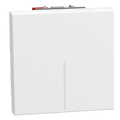 Interruptor 2 módulos BTICINO Light Now YW4001M2A Basculante white