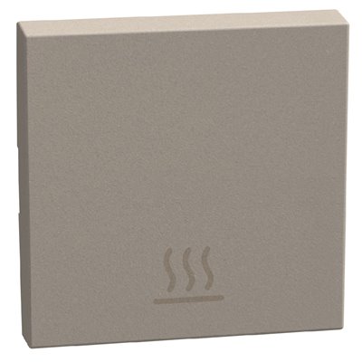 Tecla calefacción 2 módulos BTICINO Light Now YG4915PM2 Basculante stone