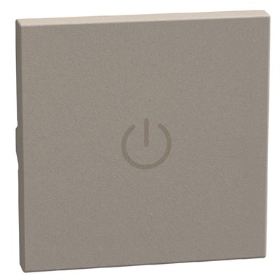 Tecla caldera 2 módulos BTICINO Light Now YG4916SM2 Axial stone