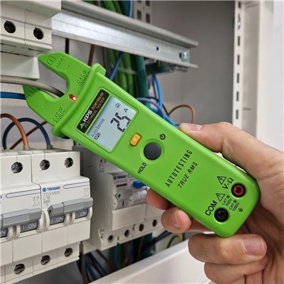 Pinza Amperimétrica digital con maxilar abierto KPS DCM1500JW