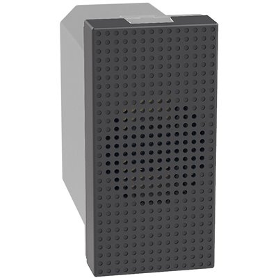 Zumbador 230V 1 módulo BTICINO Light Now YD4356V230 dark