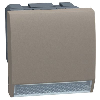 Lámpara de señalización 127/230V 2 módulos BTICINO Light Now YG4382 stone