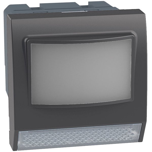 Lámpara de señalización con sensor IR 2 módulos BTICINO Light Now YD4382IR dark