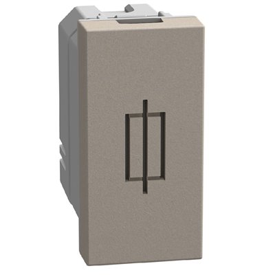 Portafusibles 1 módulo BTICINO Light Now YG4321 stone