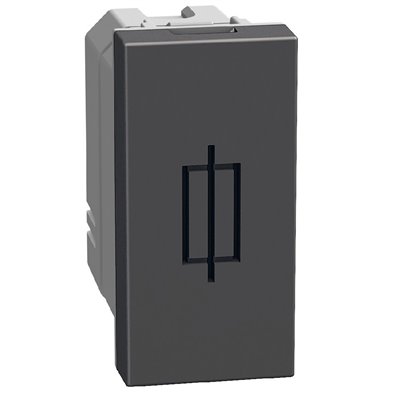 Portafusibles 1 módulo BTICINO Light Now YD4321 dark