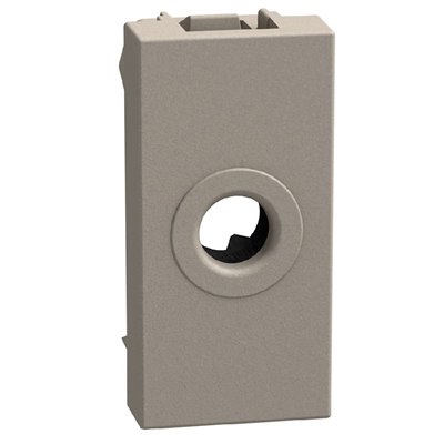 Salida cable ø9,5mm 1 módulo BTICINO Light Now YG4953 stone