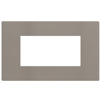 Marco embellecedor 4 módulos centrados BTICINO Light Now YA4804GG stone