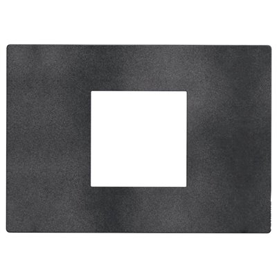 Marco embellecedor 2 módulos centrados BTICINO Light Now YA4819DS dark grey