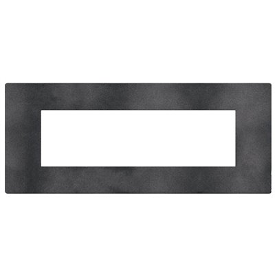 Marco embellecedor 7 módulos centrados BTICINO Light Now YA4807DS dark grey