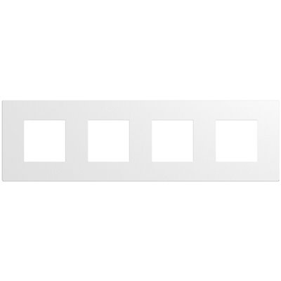 Marco embellecedor 2+2+2+2 módulos BTICINO Light Now YA4802M4WW white