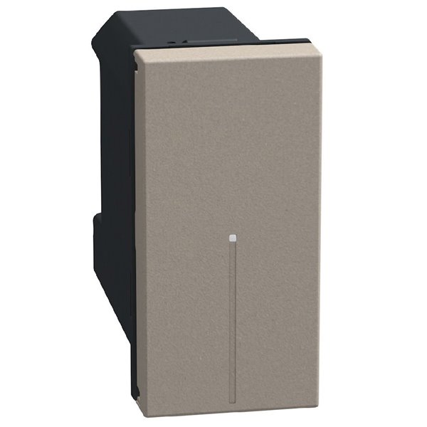 Regulador intensidad conectado 1 módulo BTICINO Light Now Netatmo YG4411C stone