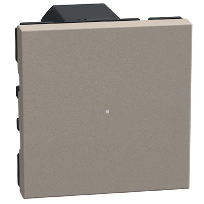 Regulador intensidad conectado 2 módulos BTICINO Light Now Netatmo YG4412CM2 stone