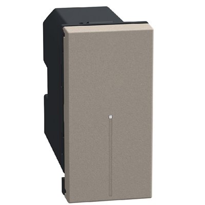 Control iluminación inalámbrico 1 módulo BTICINO Light Now Netatmo YG4003CWI stone