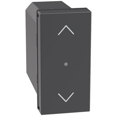 Interruptor persiana conectado 1 módulo BTICINO Light Now Netatmo YD4027C dark