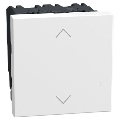 Interruptor persiana conectado 2 módulos BTICINO Light Now Netatmo YW4027CM2N white