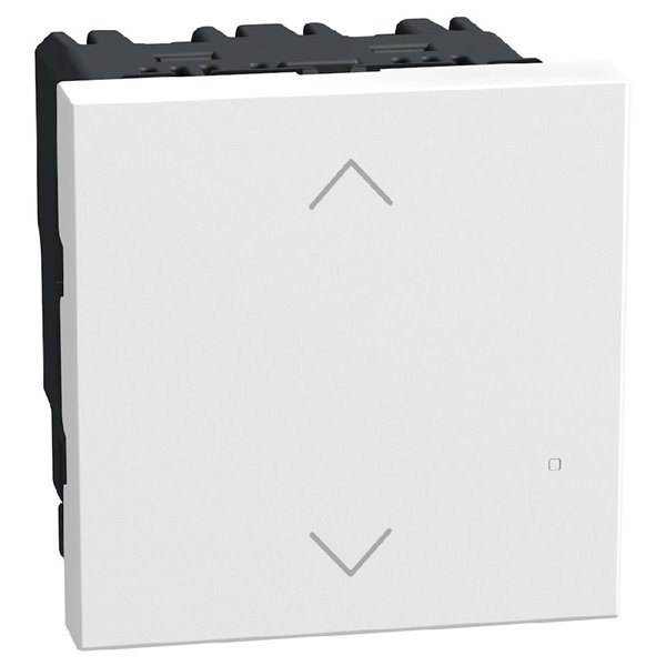 Interruptor persiana conectado 2 módulos BTICINO Light Now Netatmo YW4027CM2N white