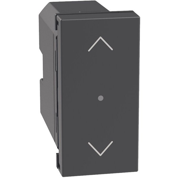 Interruptor persianas inalámbrico 1 módulo BTICINO Light Now Netatmo YD4027CWI dark