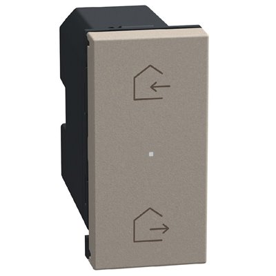 Comando inalámbrico "Entrar/Salir" 1 módulo BTICINO Light Now Netatmo YG4570CWI stone