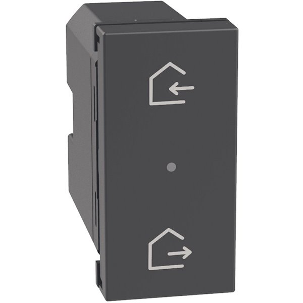 Comando inalámbrico "Entrar/Salir" 1 módulo BTICINO Light Now Netatmo YD4570CWI dark
