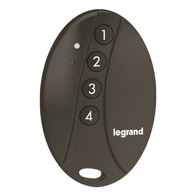 Mando bolsillo 4 pulsadores WL BTICINO Light Now Netatmo 067695 grafito