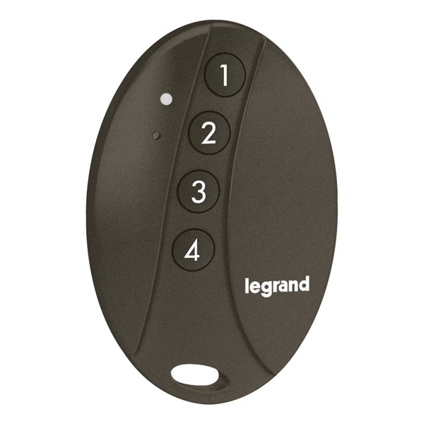 Mando bolsillo 4 pulsadores WL BTICINO Light Now Netatmo 067695 grafito