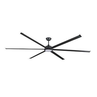 Ventilador Led de techo FARO Barcelona 34211-130 ROTTERDAM 30 XXL negro