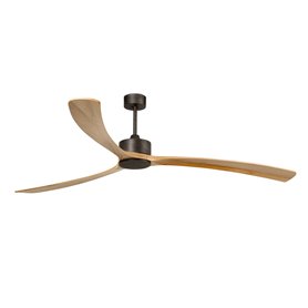 Ventilador SMART Wiz de techo Faro Barcelona 34200AWW KAUAI Marron