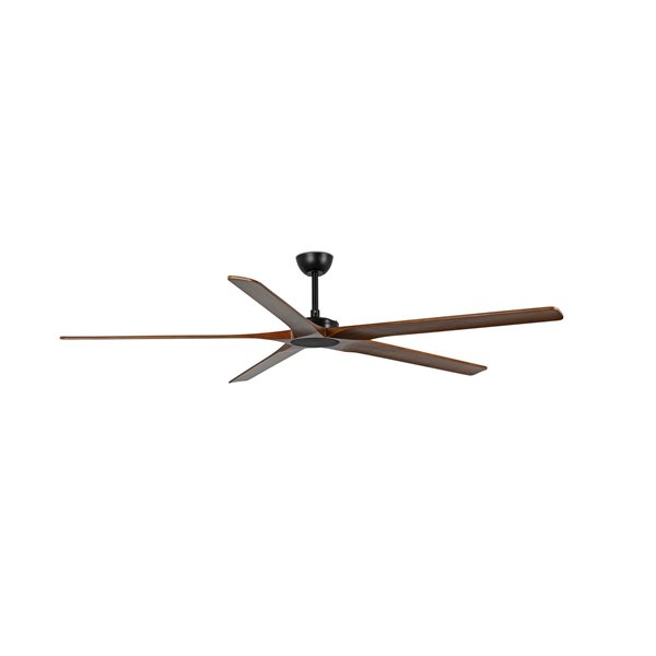 Ventilador de techo FARO Barcelona 34190 BIGWOOD 20 XL negro/nogal