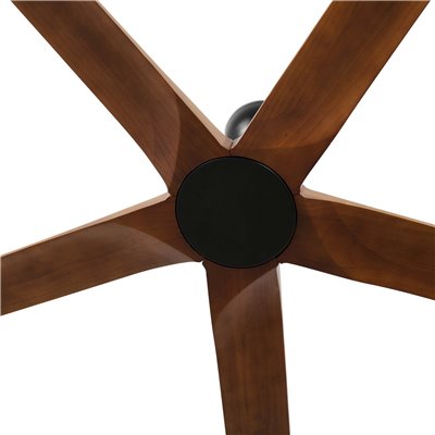 Ventilador de techo FARO Barcelona 34190 BIGWOOD 20 XL negro/nogal