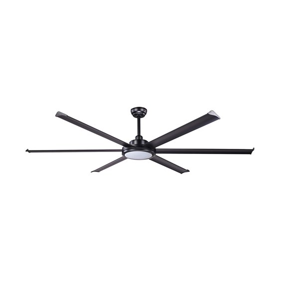 Ventilador Led de techo FARO Barcelona 34203-130 ROTTERDAM 20 XL negro