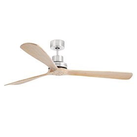 Ventilador SMART Wiz de techo Faro Barcelona 33504DCWW LANTAU XL niquel mate/pino